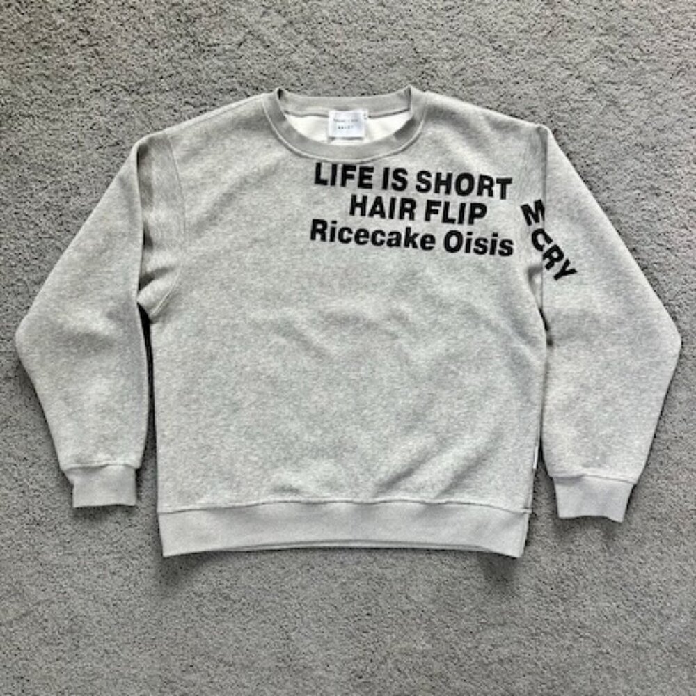 Ricecake & Oisis Collab Fashion Sweatshirt - Japanese Pop Art Streetwear - NWOT